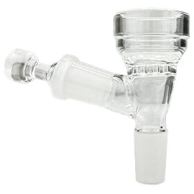 MiniNail Flower Wand Glass Bowl with Pass-Through Carb