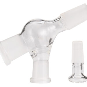 Alternative view of 14mm Female to 14mm Male Pass-Through Glass Adapter