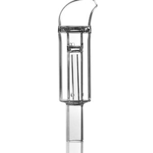 Alternative view of POTV Glass Curved Mini Bubbler